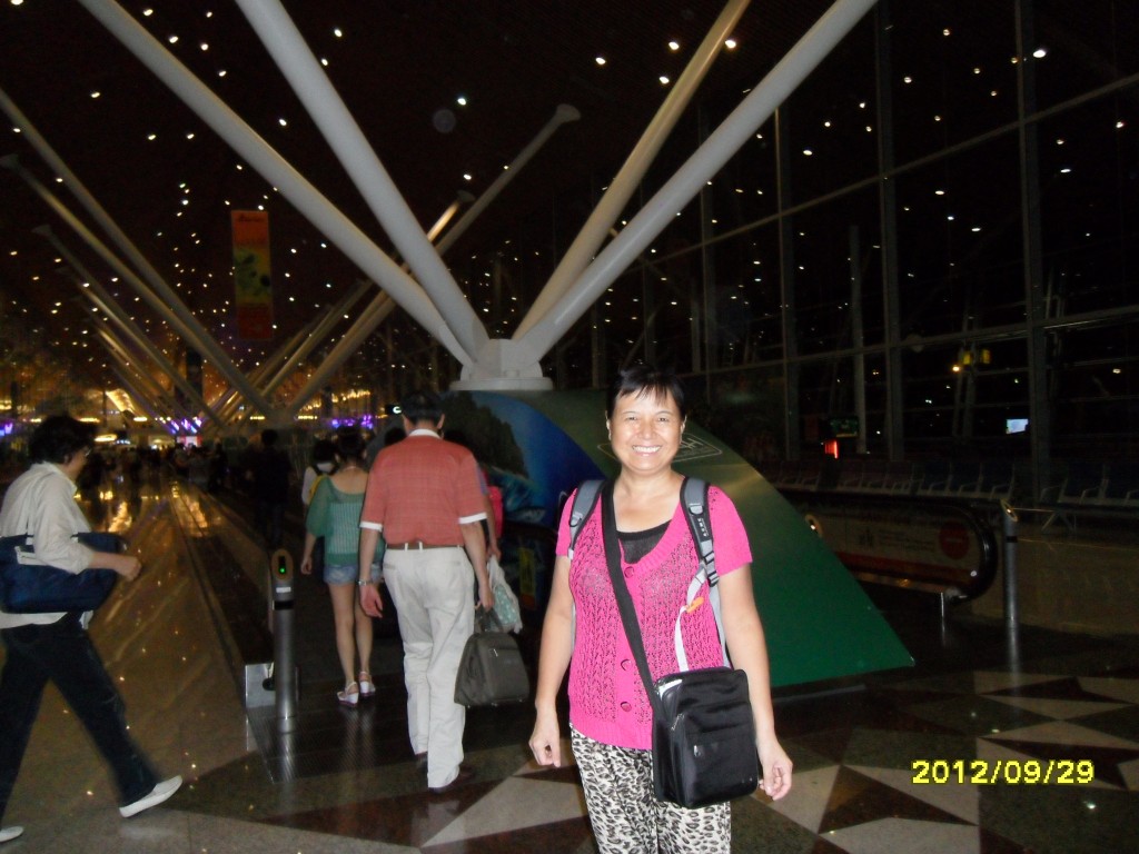 老妈在吉隆坡机场