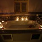 浪漫的浴盆